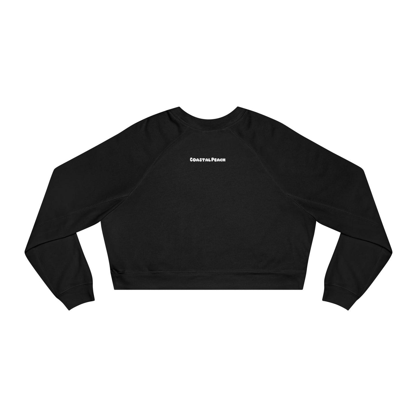 Coastal Cowgirl Cropped Sweatshirt Black