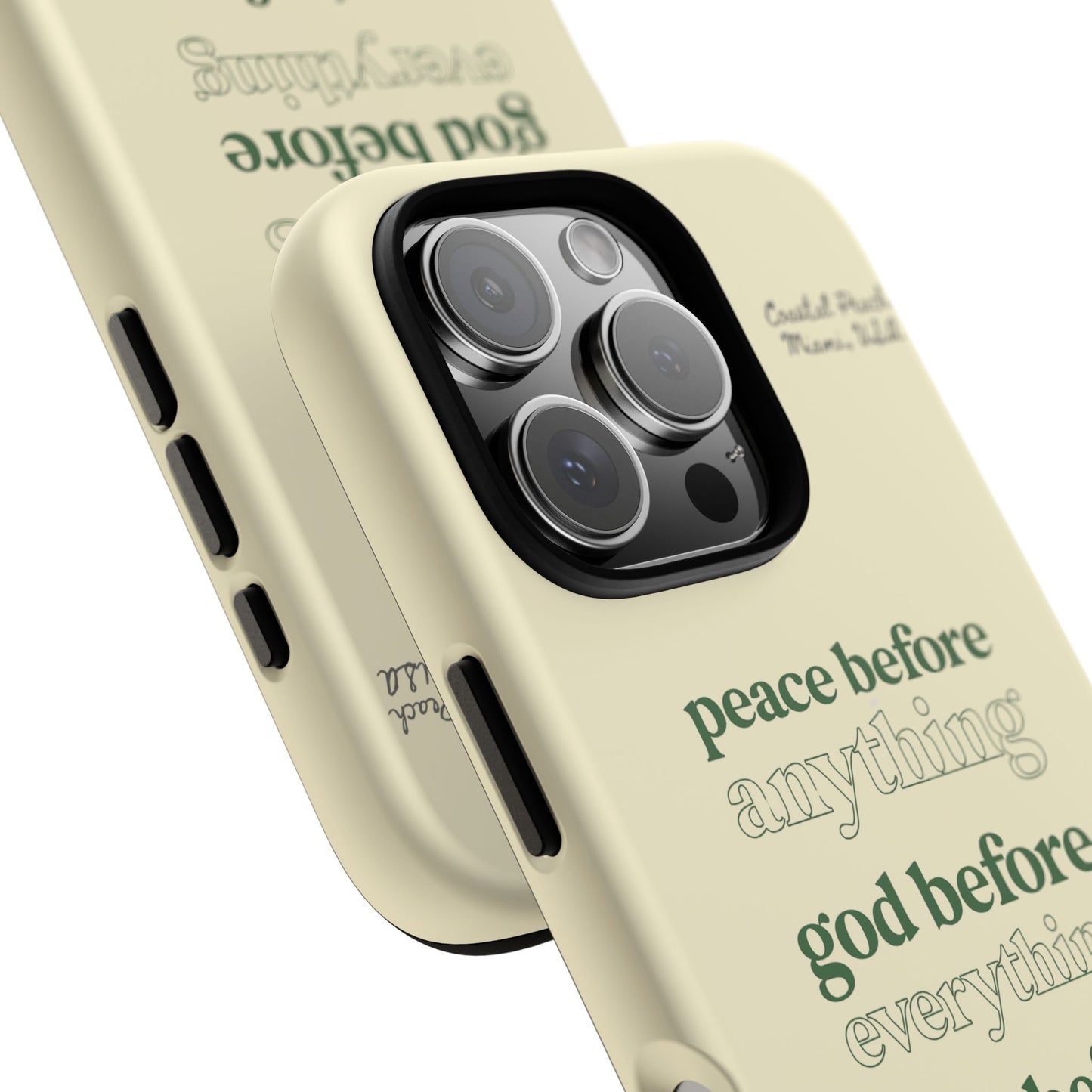 Peace, God, Love Tough iPhone Case