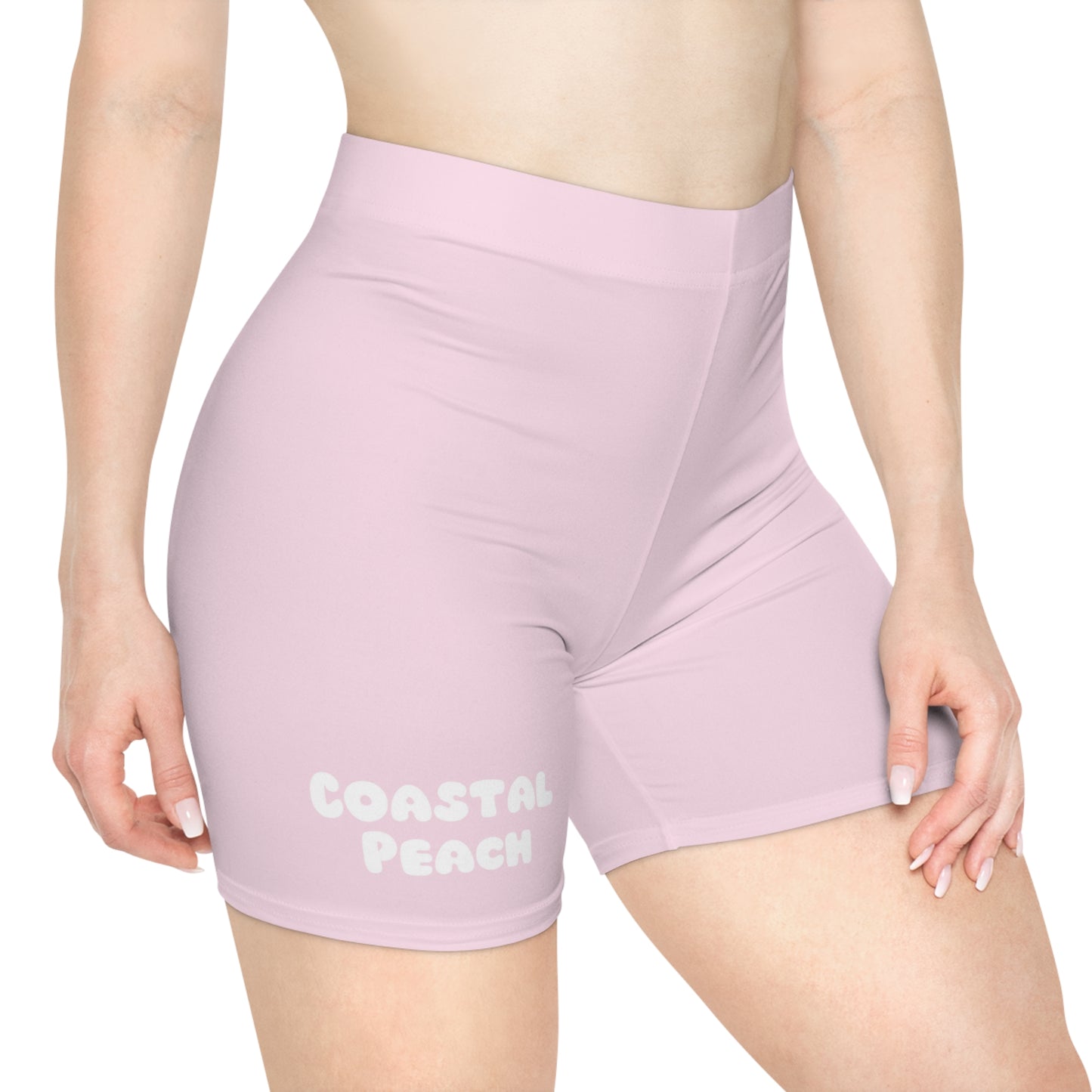 Just Peachy Bike Shorts Pink