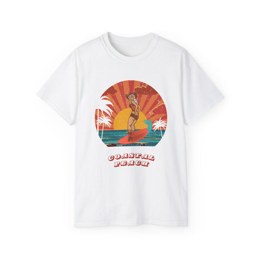 Sunset Surfin Oversized Tee