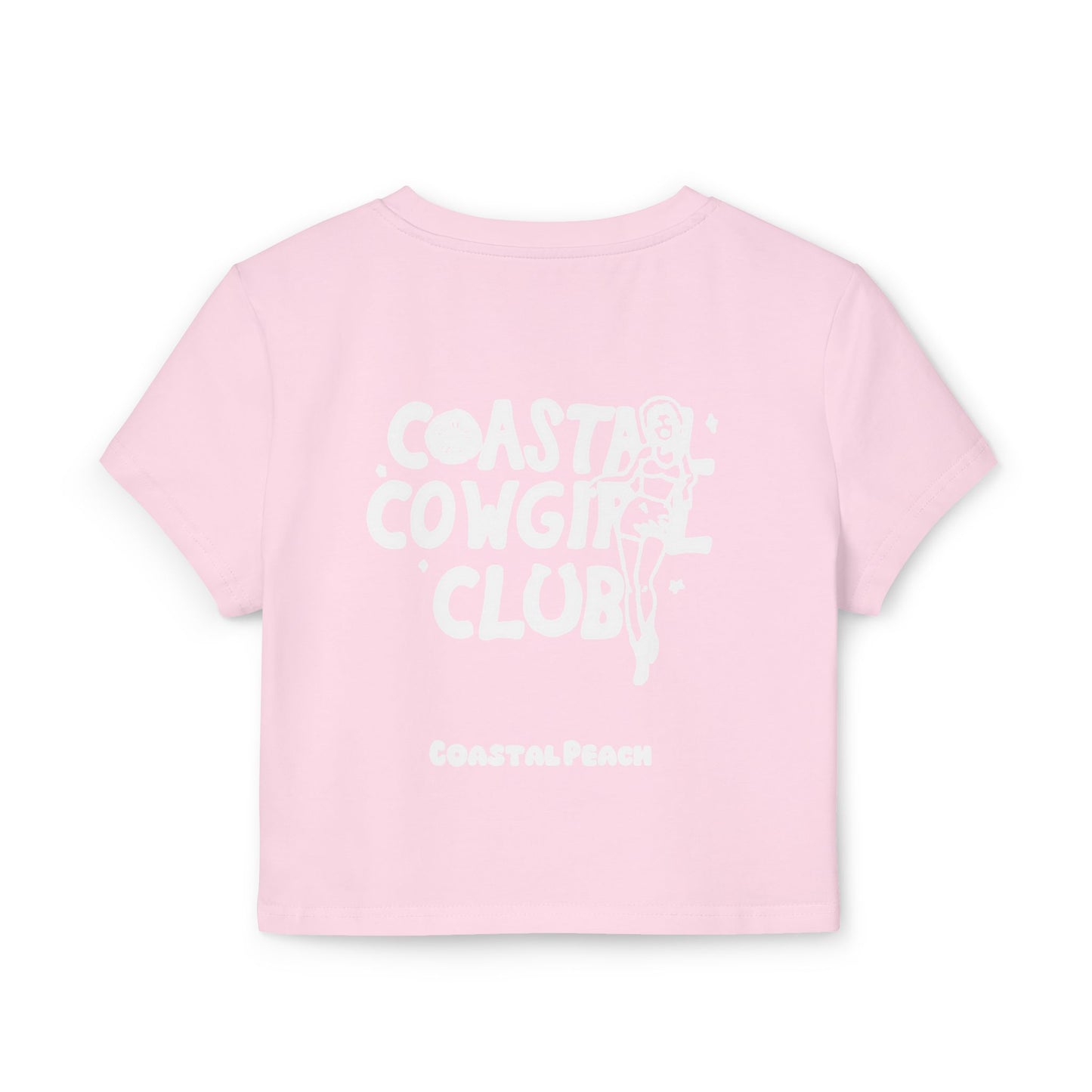 Beach Trails Coastal Cowgirl Club Cropped Tee