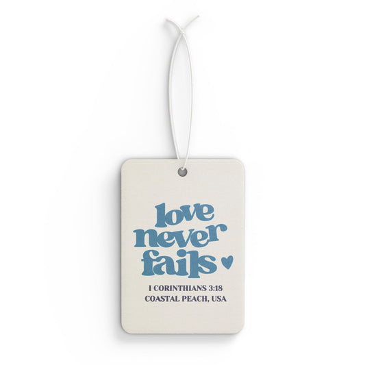 Love Never Fails Air Freshener