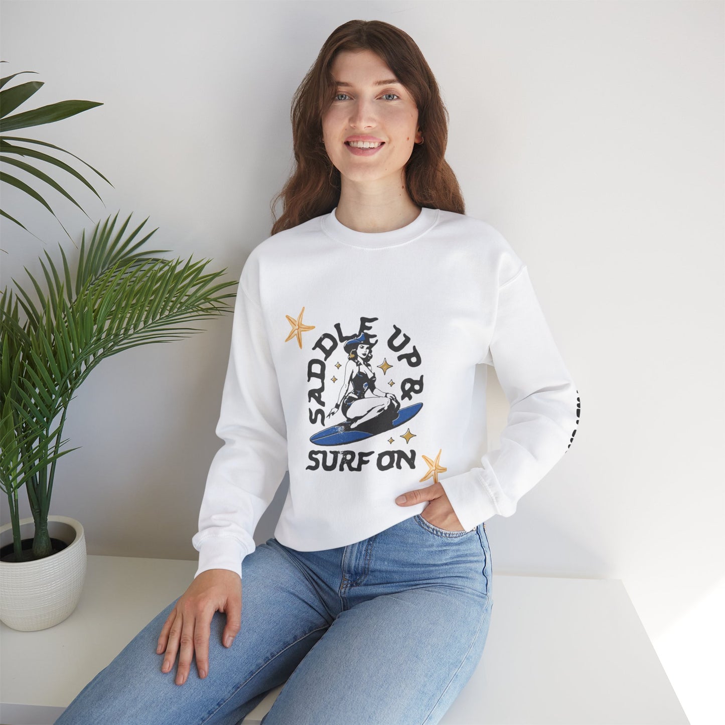 Surf On Coastal Cowgirl Club Sweatshirt