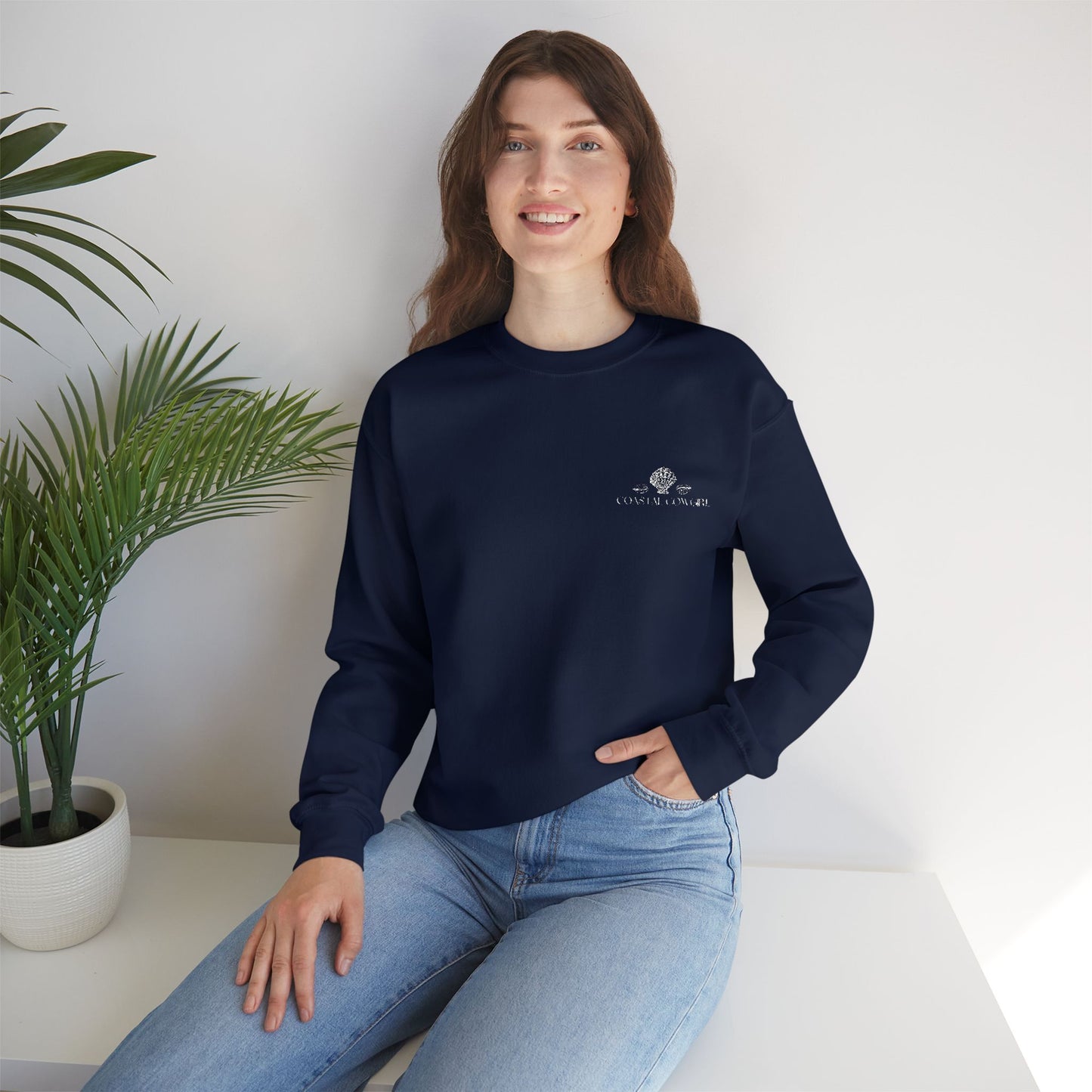 Cowgirl Coastal Embroidered Sweatshirt