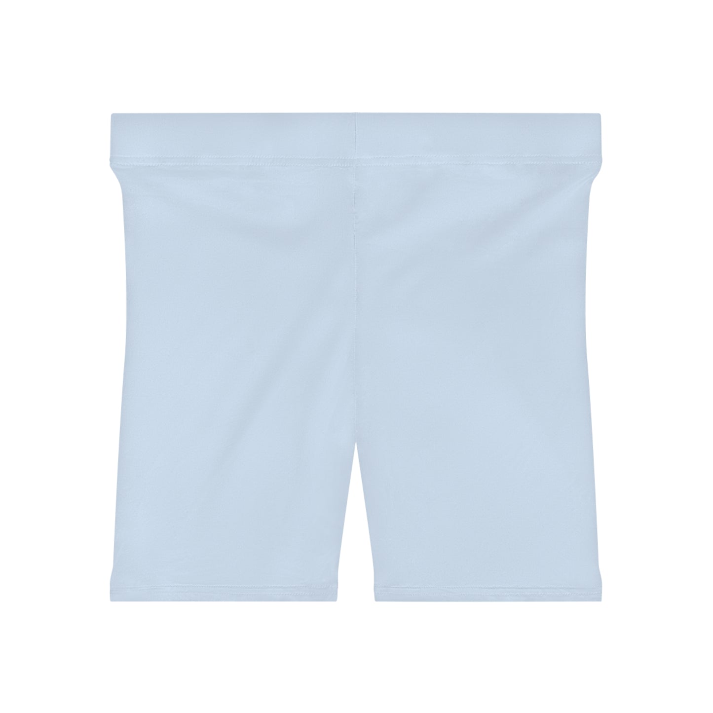 Coastal Peach Bike Shorts Blue